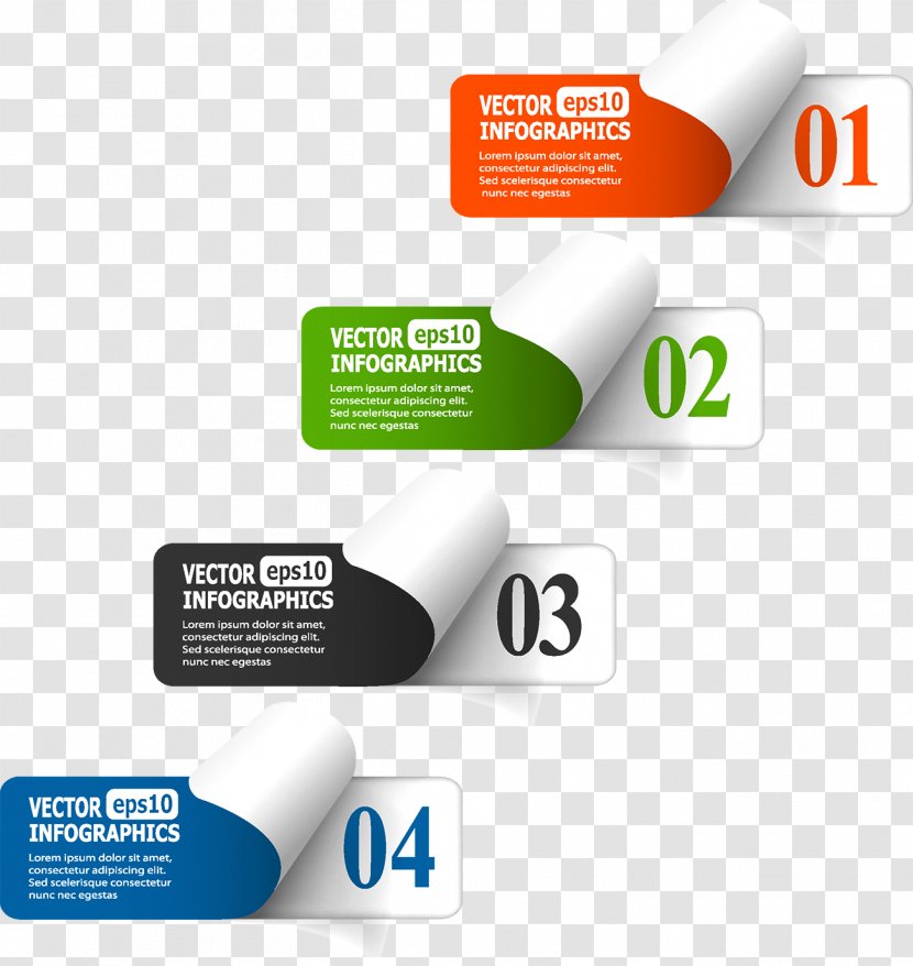Paper Infographic Information Label - Logo - Business Schematic Diagram Transparent PNG