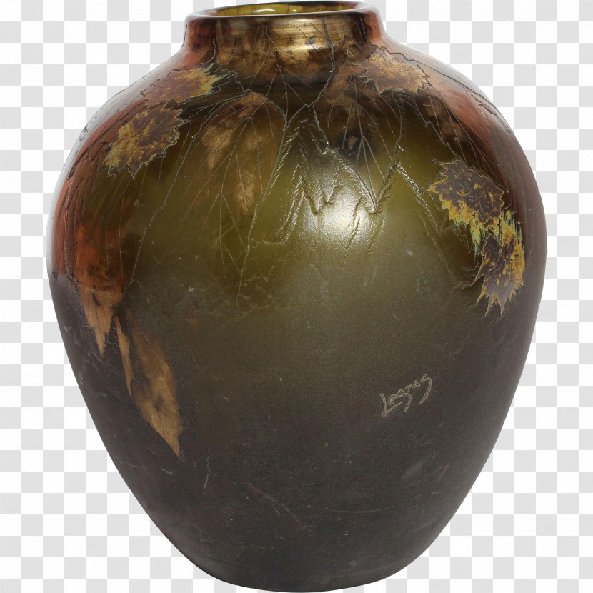 Vase French Cameo Glass Art - Ruby Lane Transparent PNG