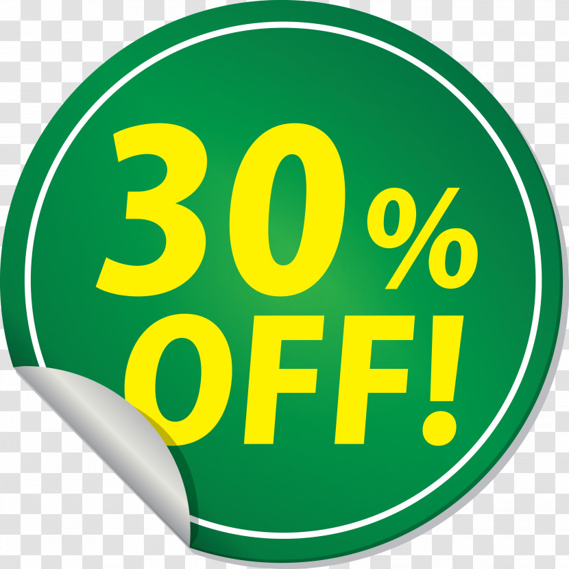 Discount Tag With 30% Off Discount Tag Discount Label Transparent PNG