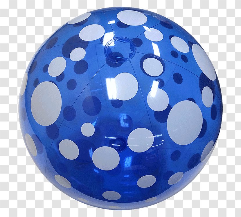 Beach Ball Polka Dot Blue - Dots Transparent PNG