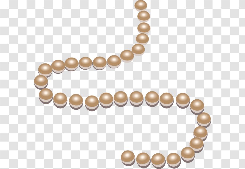 Jewellery Necklace Clip Art - Bead - Pearls Transparent PNG