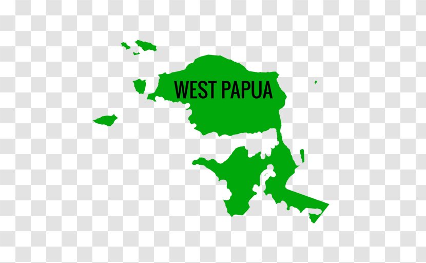 Provinces Of Indonesia West Papua Map Clip Art - Green Transparent PNG