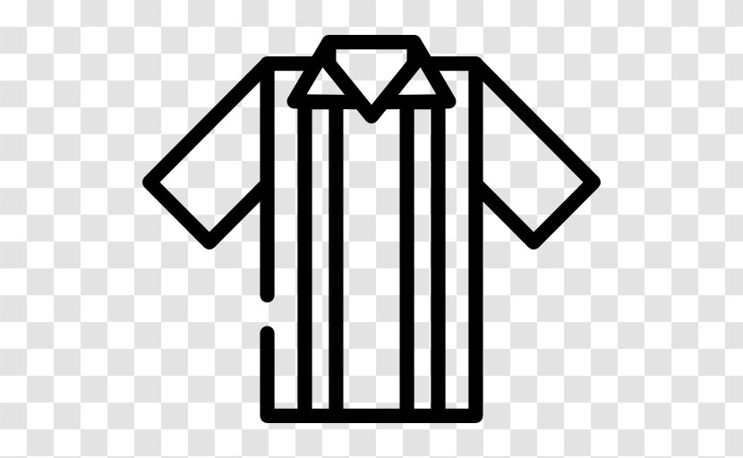 Referee Font - Black - Shirt Transparent PNG