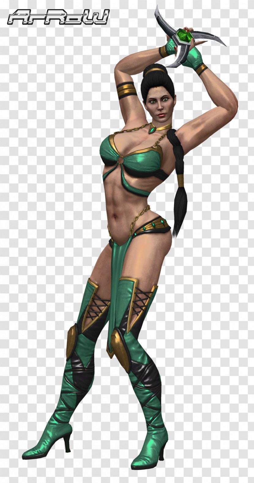 Mortal Kombat X Jade Kitana Mileena - Cartoon - Reptile Transparent PNG