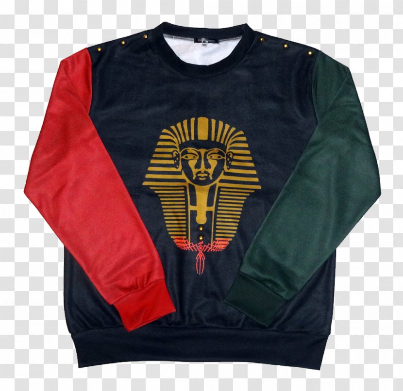 T-shirt Sleeve Crew Neck Sweater Hoodie - Sweatshirt - The Greatest Pharaoh Transparent PNG