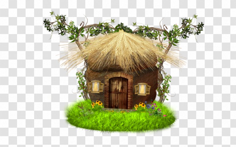 House Animation Cartoon Illustration - Architecture - Lid On The Grass Hut Transparent PNG