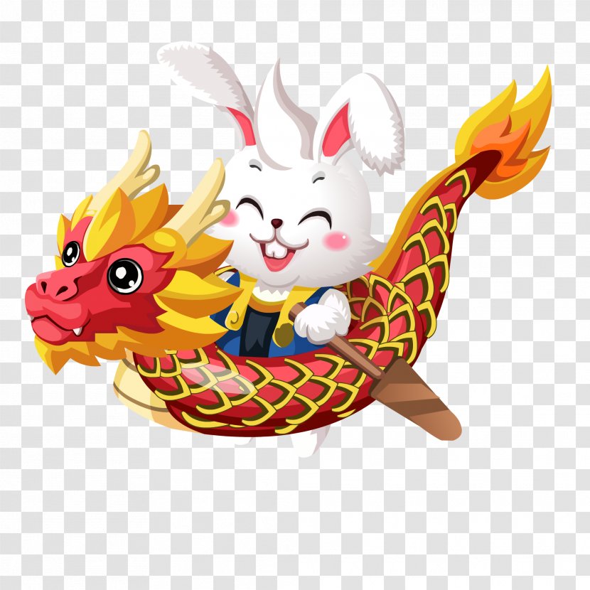 Clip Art - Food - Dragon Boat Rabbit Transparent PNG