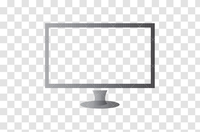 Computer Monitors Display Device Monitor Accessory Geometric Shape - Vector Transparent PNG