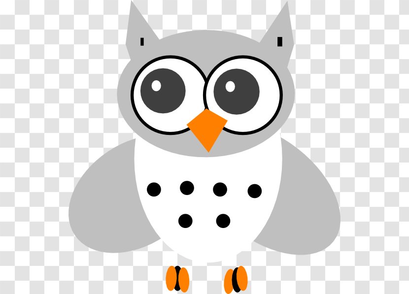 Owl Free Clip Art - Beak - Cartoon Snowy Transparent PNG