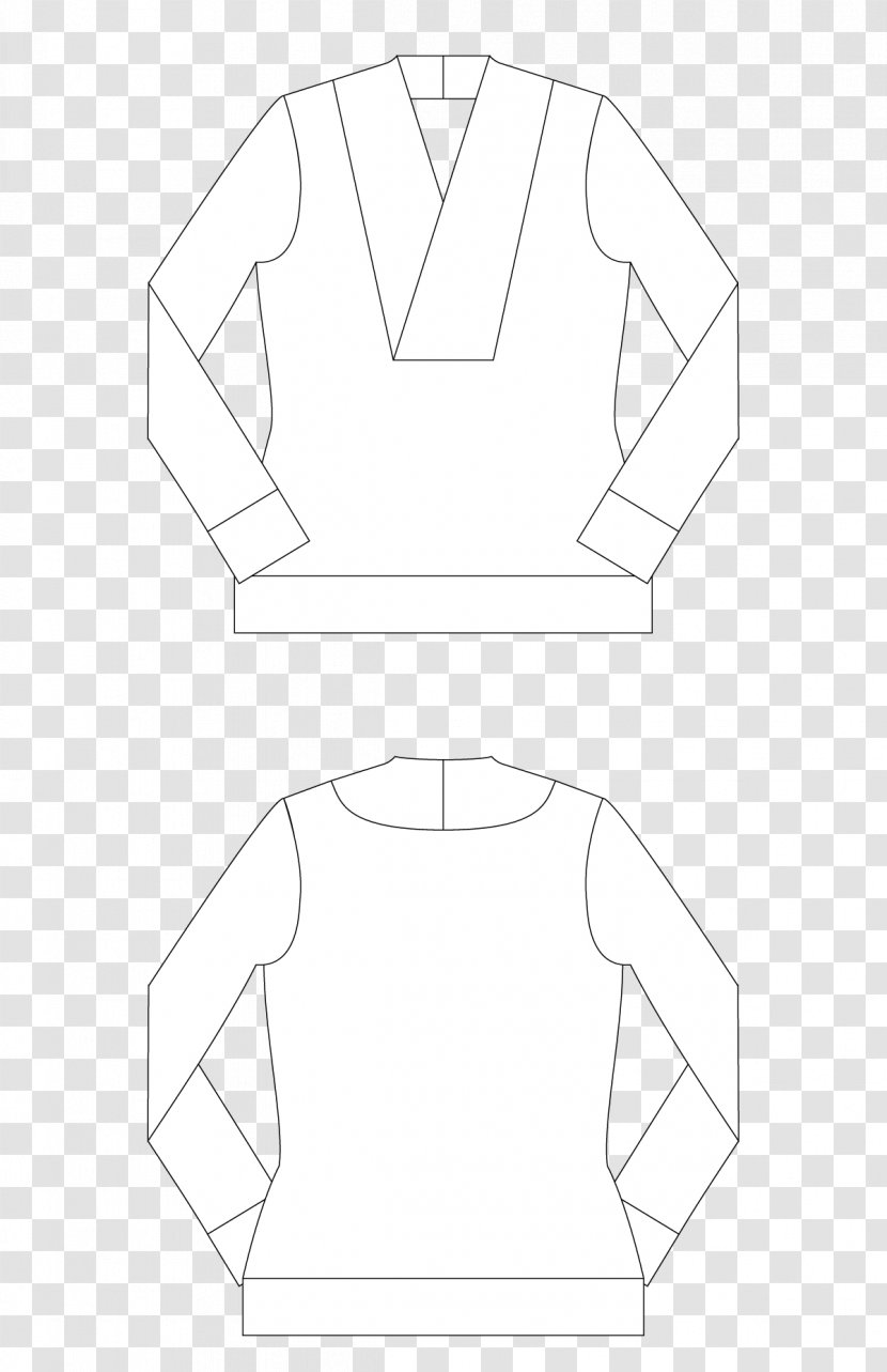 Drawing Clothing Collar Pattern - Area - Line Transparent PNG