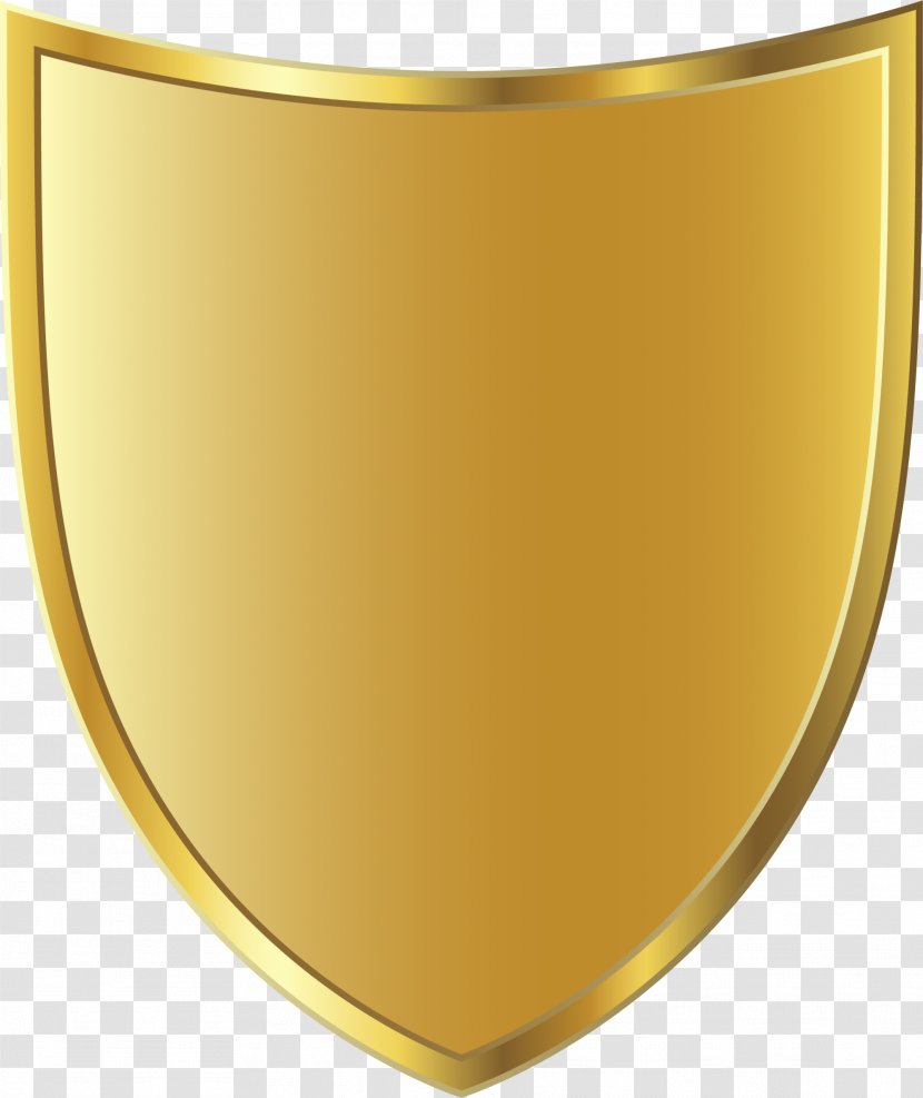 Wat Phnom United States Shield - Golden Badge Transparent PNG
