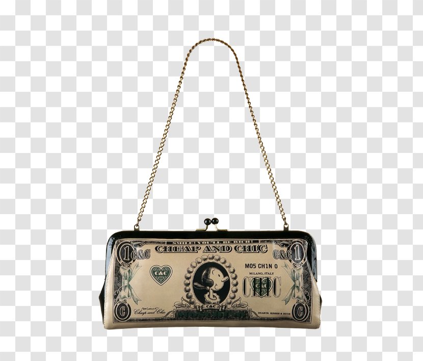 Handbag Fashion Moschino - Shoulder Bag - Dollar Transparent PNG