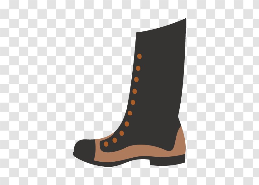 Boot Shoe - Footwear - Vector Ms. Boots Transparent PNG