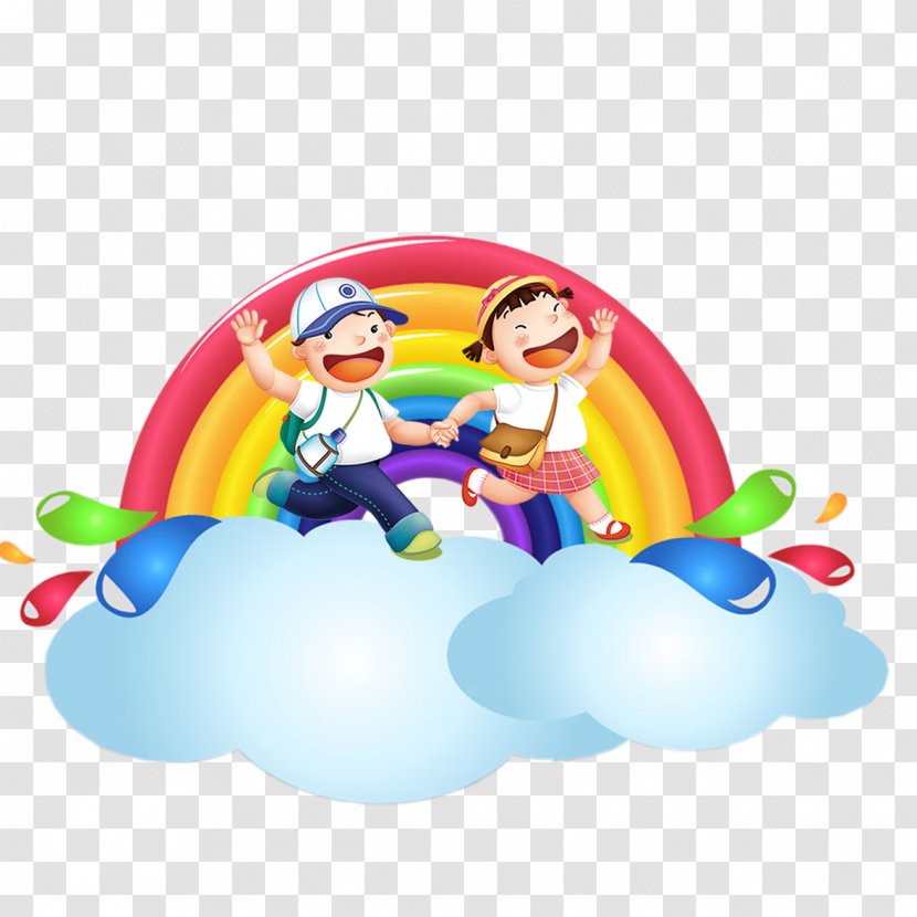 Euclidean Vector Rainbow - Fictional Character - Child Transparent PNG