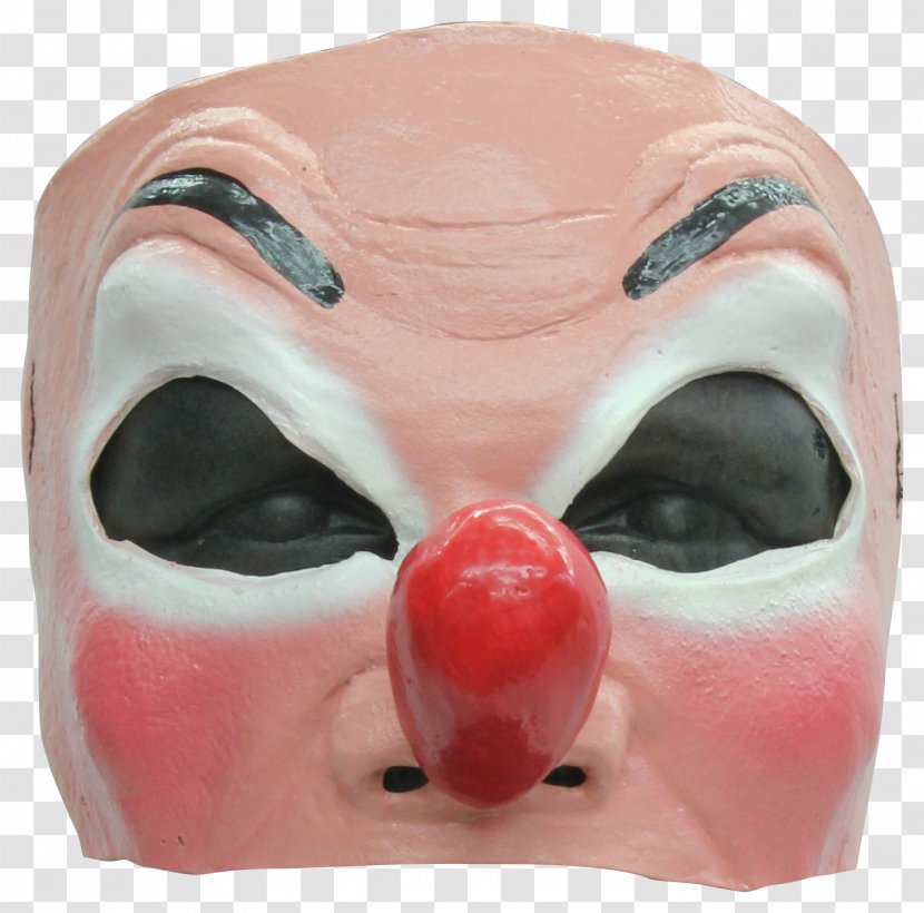 Mask Costume Carnival Halloween Clown - Wig Transparent PNG