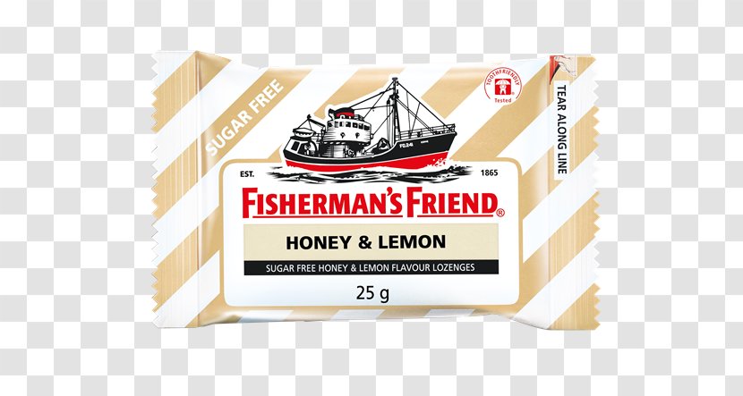 Fisherman's Friend Throat Lozenge Cough - Honey - Lemon Transparent PNG