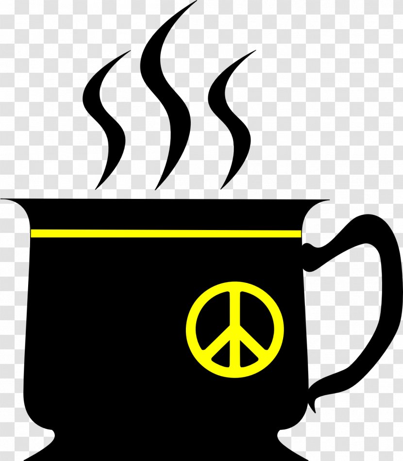 Cup Clip Art - Mug - Peace Symbol Transparent PNG