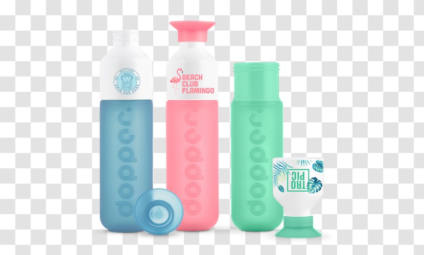 Water Bottles Plastic Dopper Canteen - Advertising - Bottle Transparent PNG