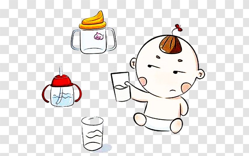 Drinking Water Clip Art - Finger - Little Baby In The Picture Material Transparent PNG
