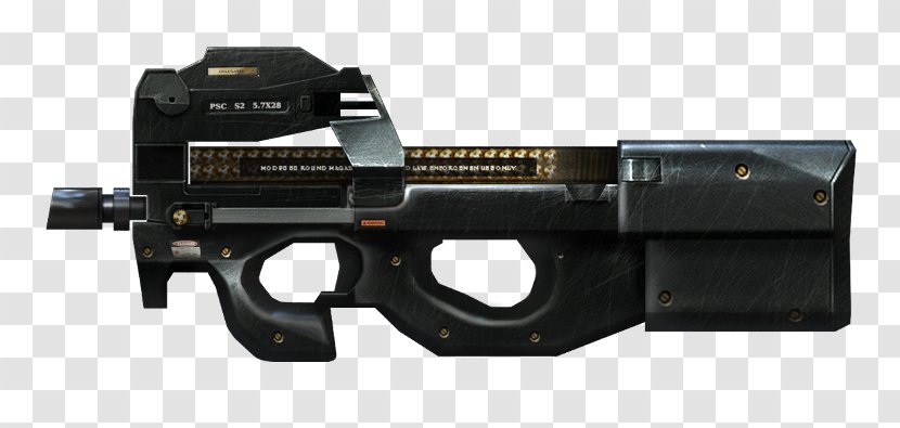 CrossFire FN P90 Weapon Firearm Submachine Gun - Airsoft Transparent PNG