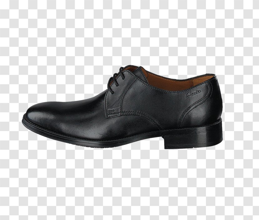Oxford Shoe Leather Sports Shoes Sandal - Slipon - Clarks For Women In Black Transparent PNG