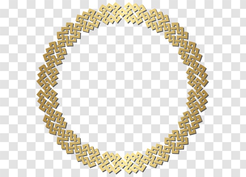 Ouroboros Symbol Clip Art - Bead - Golden Pattern Transparent PNG