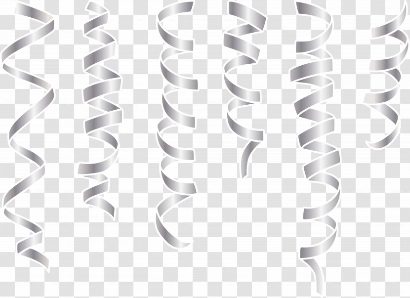 Silver Ribbon - Black And White - Monochrome Photography Transparent PNG