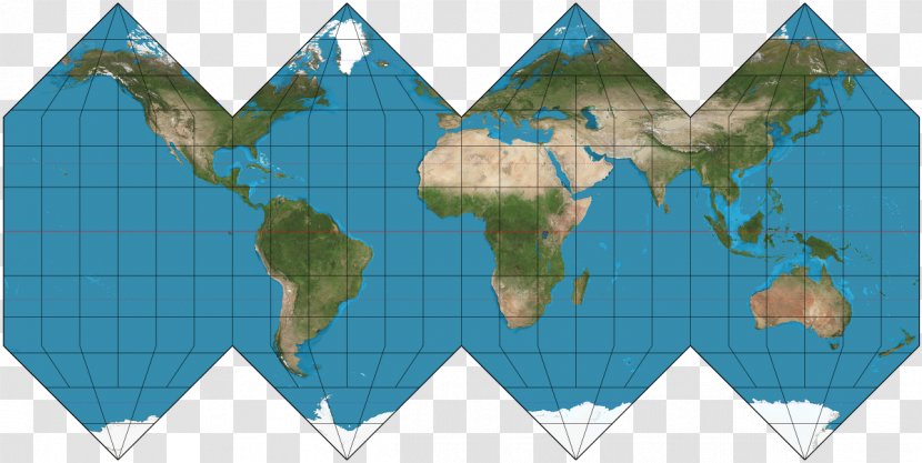 Map Projection HEALPix Wikipedia World - Triangle Transparent PNG