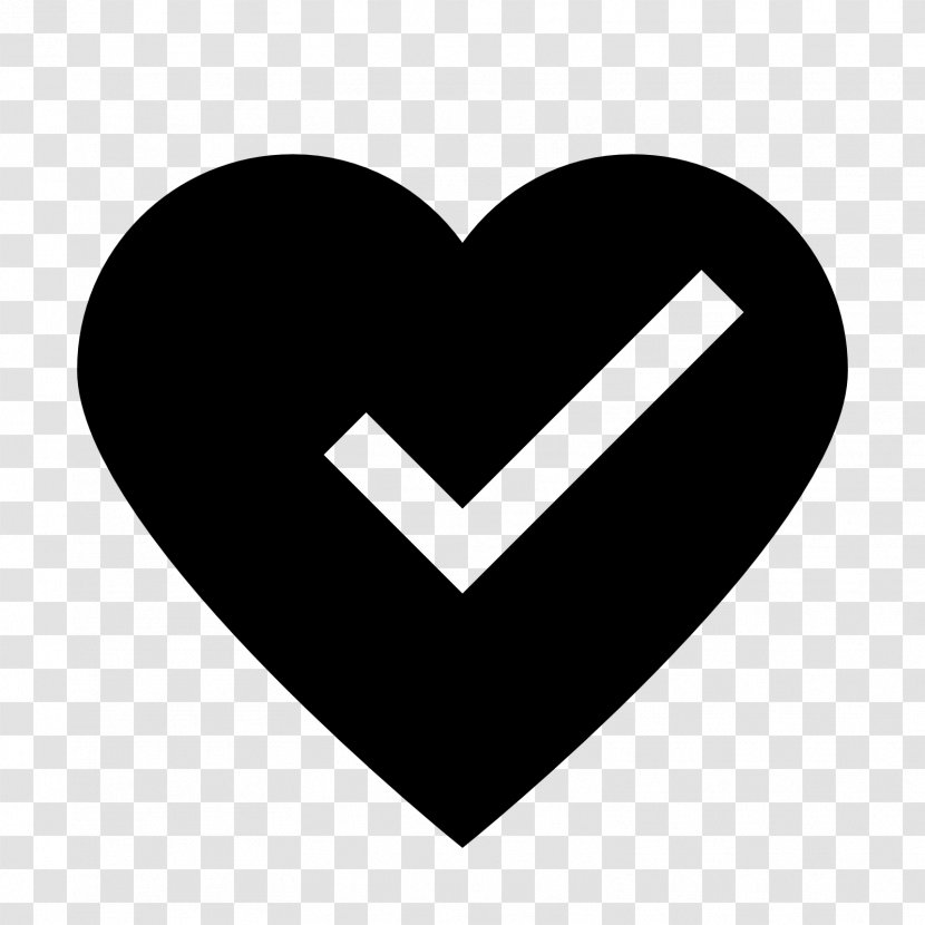 Health Care Heart - Black And White Transparent PNG