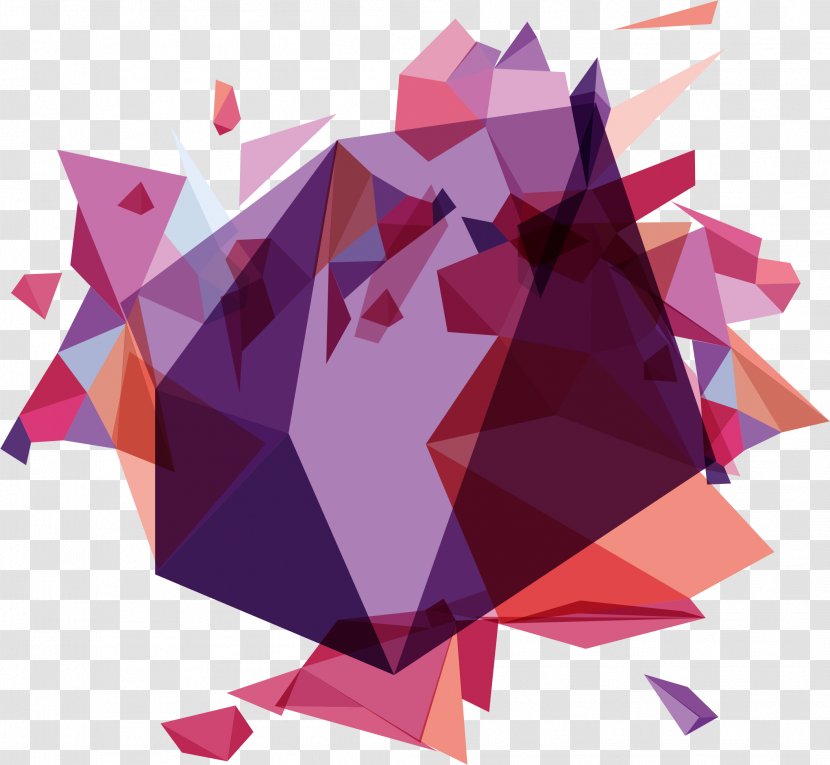 Geometry Triangle Geometric Shape - Triangular Flag Transparent PNG