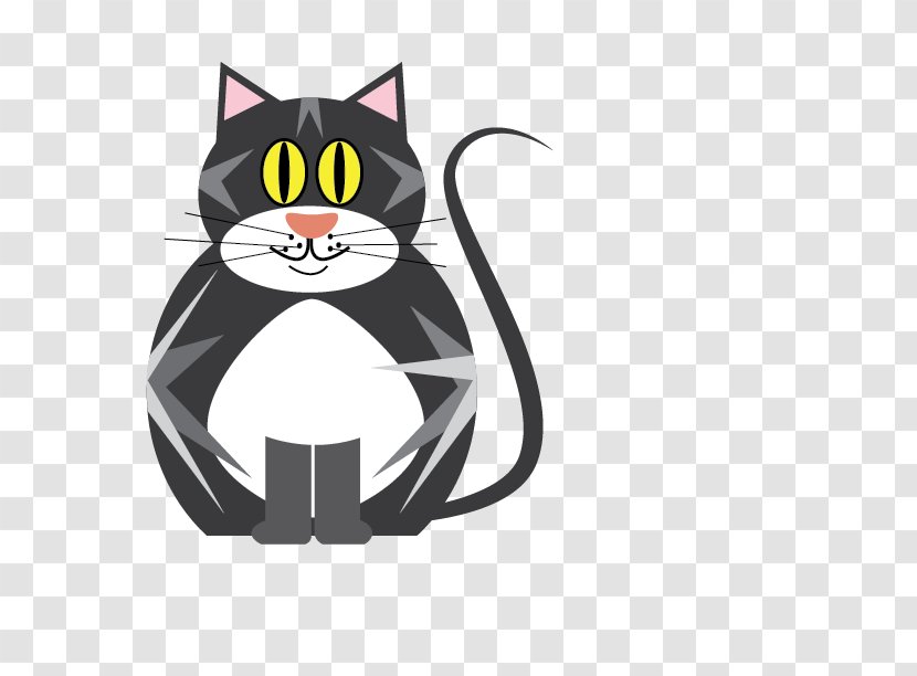 Whiskers Logo Cat - Heart - Design Transparent PNG