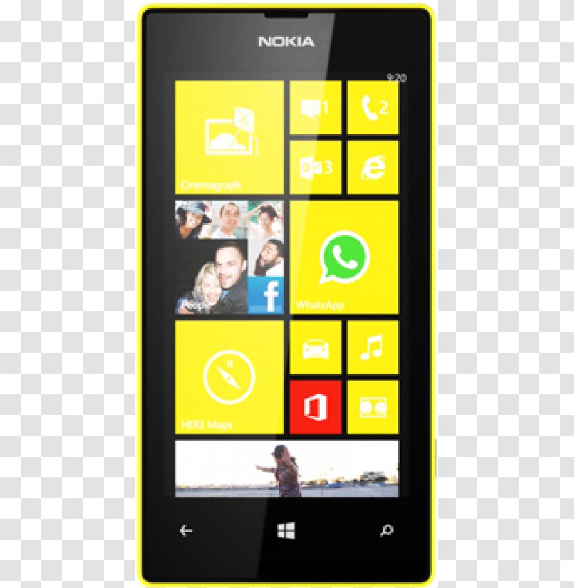 Nokia Lumia 520 530 Phone Series 諾基亞 - Windows 8 - Cinemagraph Transparent PNG