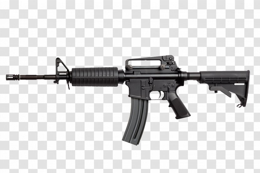 M4 Carbine Airsoft Guns Firearm - Silhouette - Weapon Transparent PNG