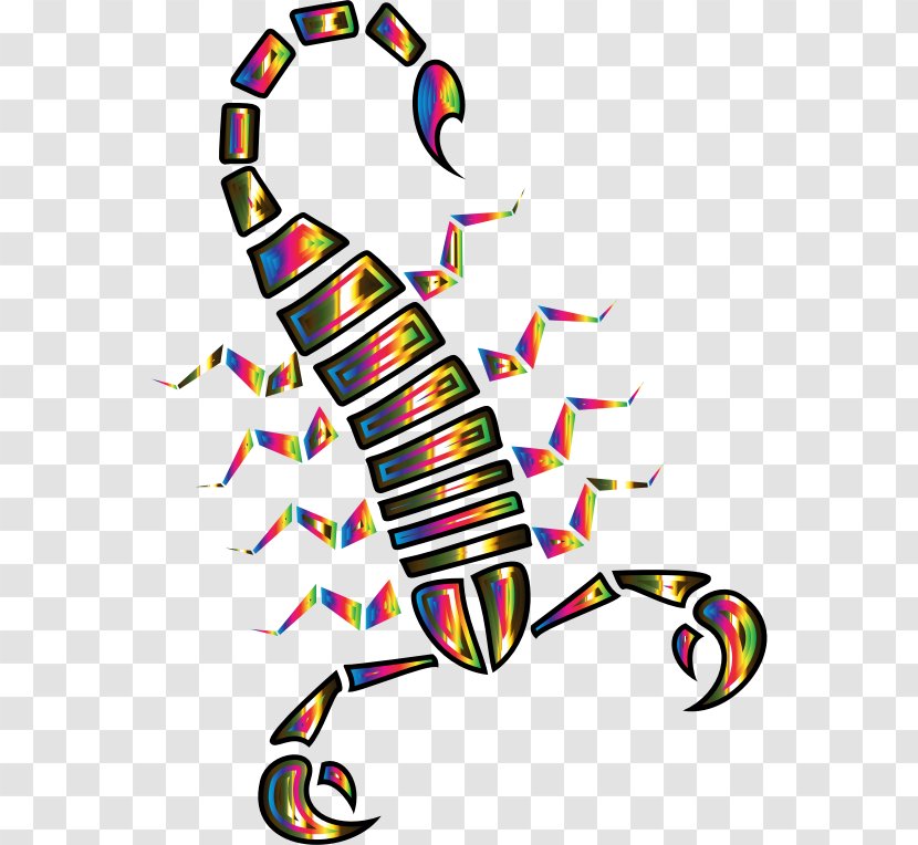 Scorpion Color Arachnid Prism Clip Art - Poison Transparent PNG
