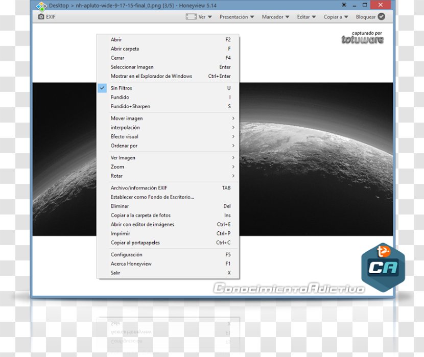 Screenshot 반디소프트 Bandizip Image Viewer Freeware - Text Transparent PNG