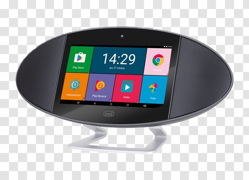 Display Device TREVI Soundpad 360 Internet Multimedia Trevi DS 1976 BK Speaker - Loudspeaker Transparent PNG