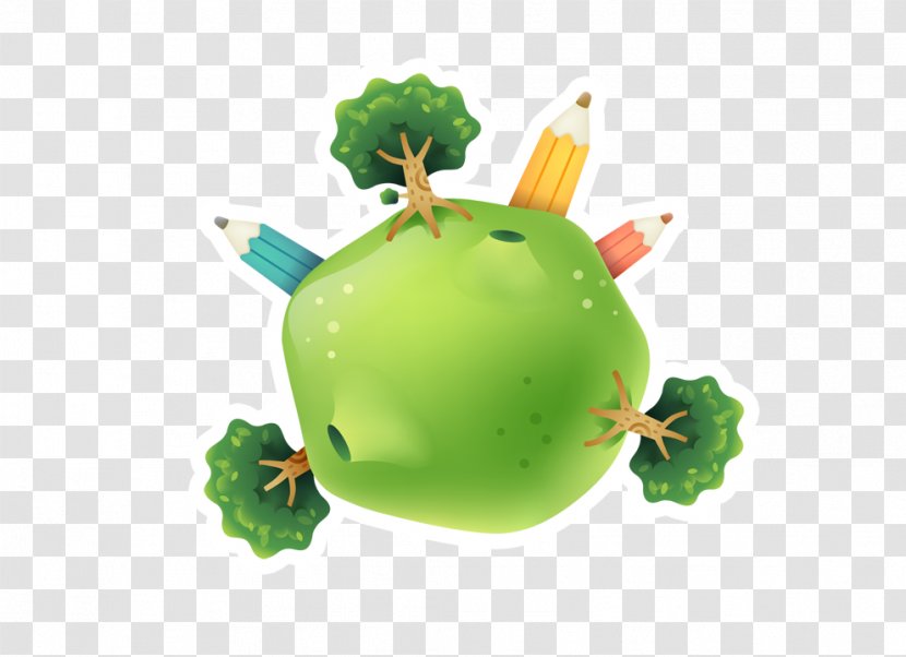 Cartoon - Green - Earth Transparent PNG