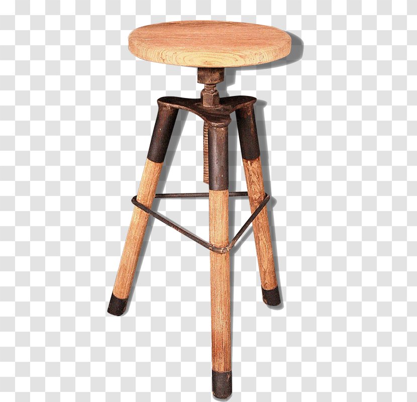 Bar Stool Chair Wood - Furniture Transparent PNG