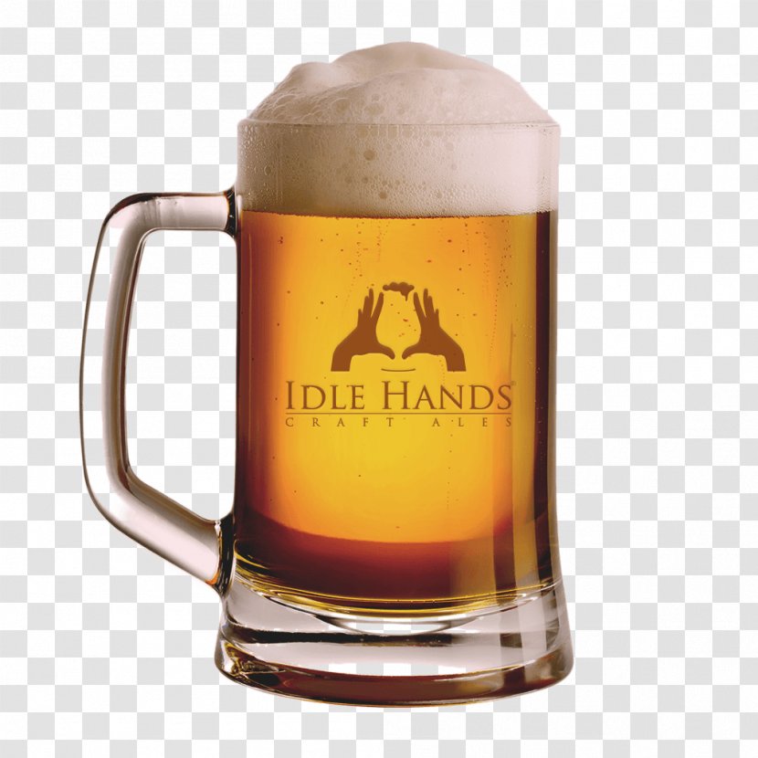 Idle Hands Craft Ales Beer India Pale Ale Helles - Glass Transparent PNG