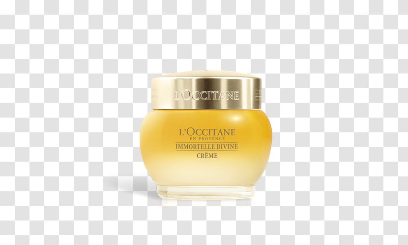 Lotion L'Occitane En Provence Immortelle Divine Cream Cosmetics - Shea Butter - Texture Transparent PNG