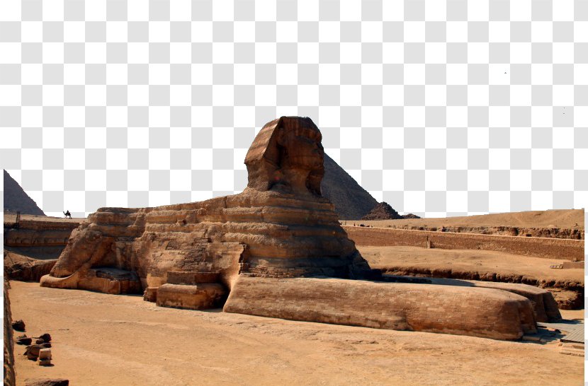 Great Sphinx Of Giza Pyramid Menkaure Khafre Cairo - Monument - Egypt Landscape Pictures 7 Transparent PNG