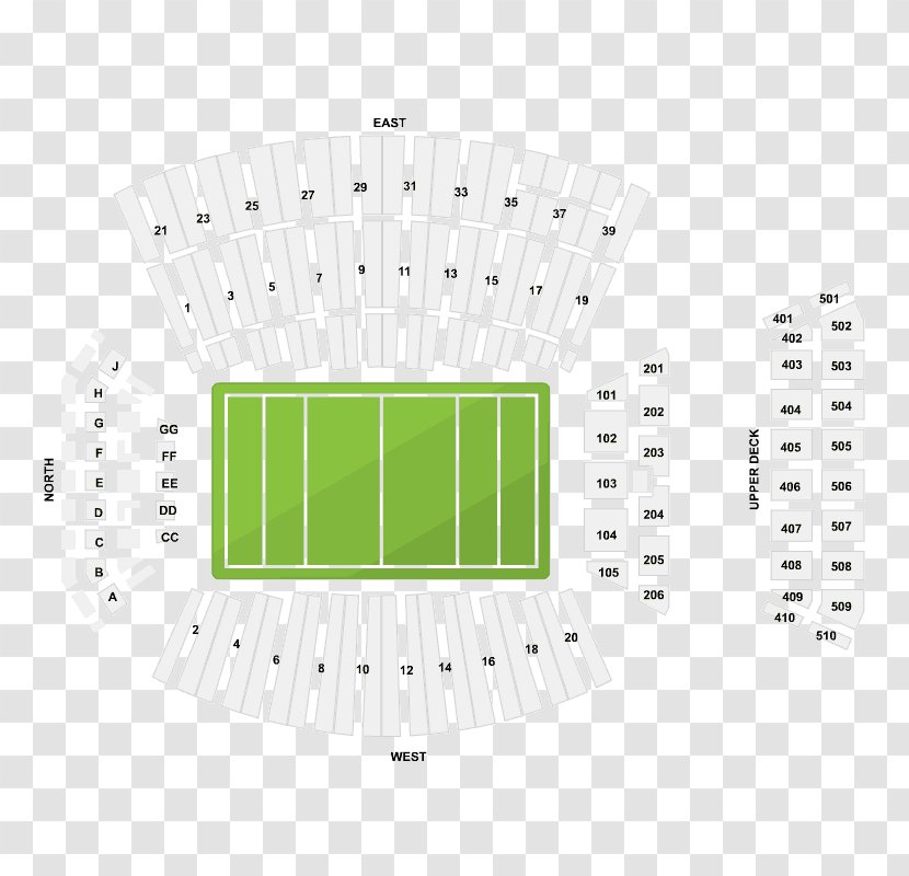 Sports Venue Point Angle - American Football Stadium Transparent PNG