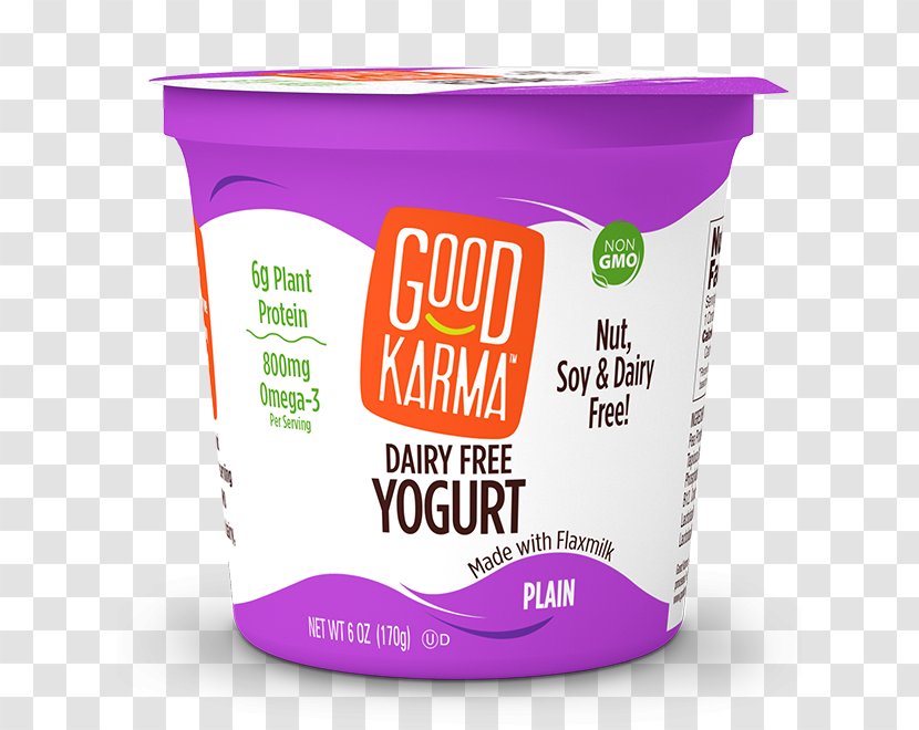 Milk Substitute Almond Soy Yoghurt - Good Karma Foods Transparent PNG