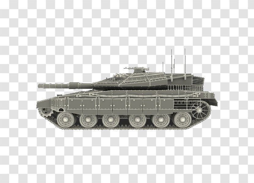Churchill Tank Scale Models Self-propelled Artillery Gun Turret - Self Propelled - Merkava Transparent PNG