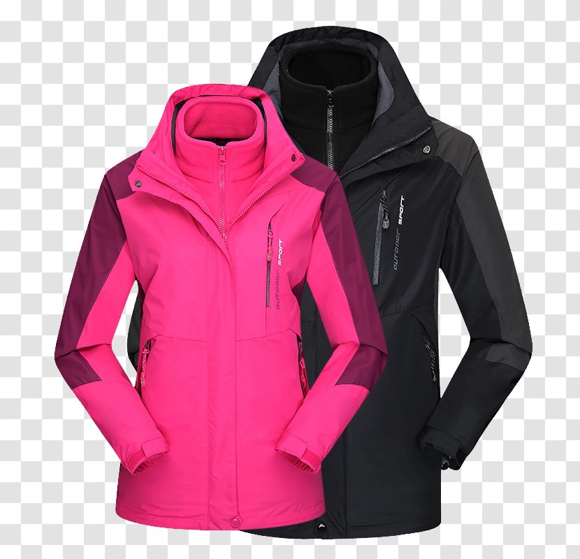 Clothing Jacket Outdoor Recreation Outerwear Mountaineering - Hood - Jackets Transparent PNG