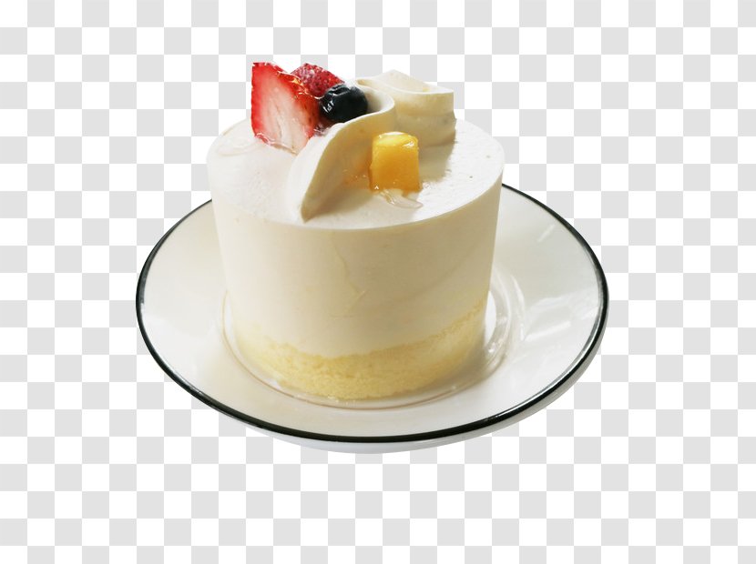 Mousse Sponge Cake Cheesecake Panna Cotta Cream - Yogurt Transparent PNG