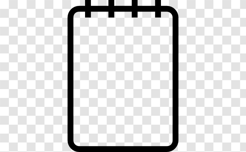 Notebook Cover - Symbol - Black And White Transparent PNG
