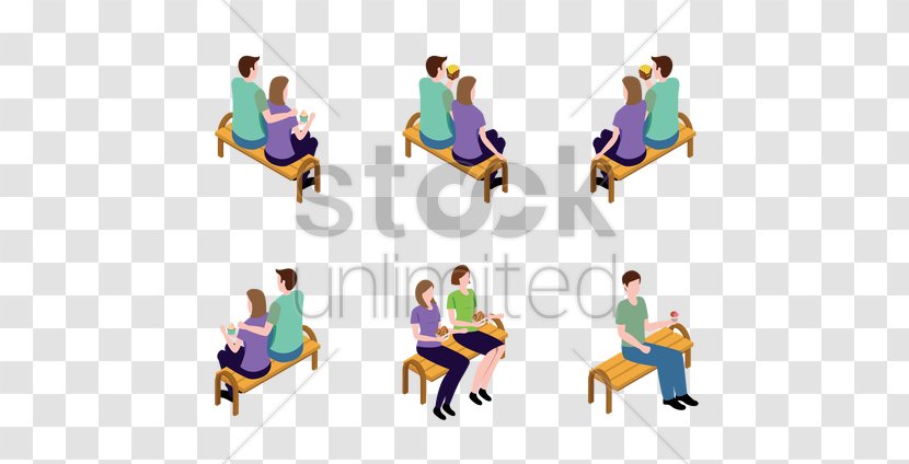 Sitting Clip Art - Bench - Person On Transparent PNG