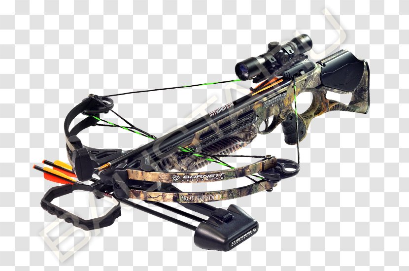 Crossbow Weapon Hunting Red Dot Sight Trigger Transparent PNG