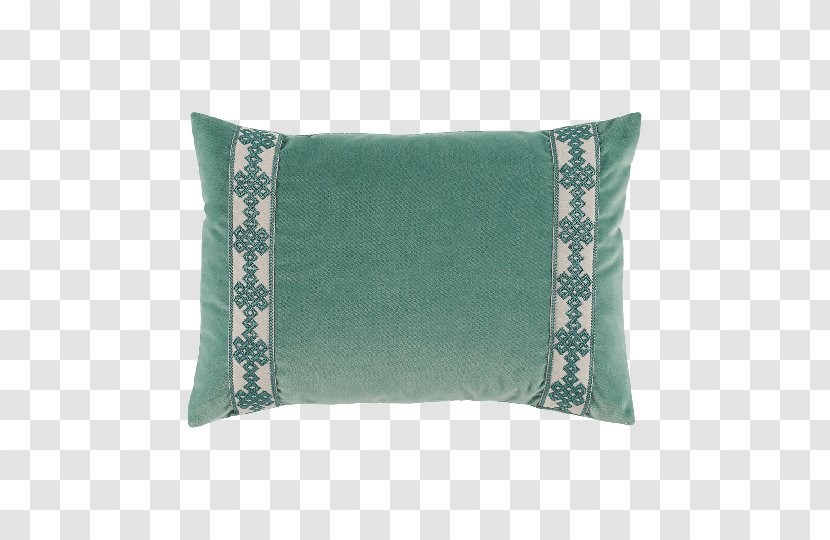 Throw Pillows Cushion Velvet Linen - Green Pillow Transparent PNG